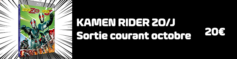 KAMEN RIDER ZO/J en Blu-Ray simple. Ressortie prévu en octobre 2026 CHEZ ROBOTO FILMS